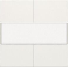 Středový kryt 4xbezpot.tlačítko 24V+LABEL-WHITE COATED NIKO 154-40250
