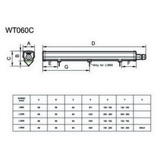Prachotěsné LED svítidlo WT060C LED18S/840 PSU L600 BN, IK08 871016336007299
