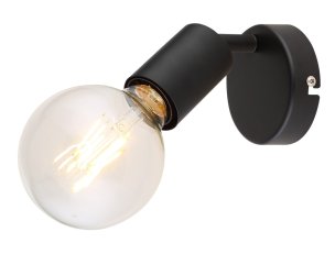 Lamar E27 1x 40W IP20 matná černá RABALUX 3986