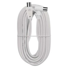 Anténní koaxiální kabel stíněný 15m - úhlová vidlice EMOS S31510
