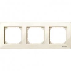 Merten Rámeček trojnásobný, M-Plan, White Cream SCHNEIDER MTN515344