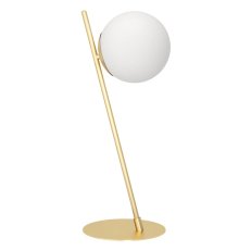 Stolní svítidlo RONDO 4 E27 kartáčovaná mosaz/opál-matná 1X40W EGLO 900868