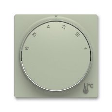 ABB Zoni Kryt termostatu prostorového s otočným ovládáním olivová
