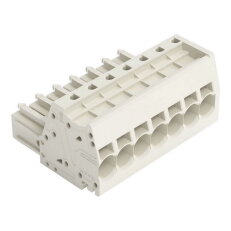 Pružinová svorka Push-in CAGE CLAMP 10mm2 světle šedá 7pól. WAGO 831-3107
