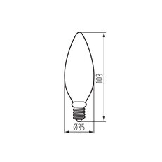 Světelný LED zdroj DUN 6,5W E14-NW (starý kód 23431 ), KANLUX 23436
