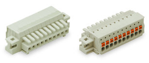 Pružinová svorka Push-in CAGE CLAMP sv.šedá 1,5mm2 14pól. WAGO 2734-114/027-000