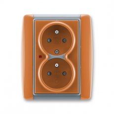 ABB 5592E-C02359 07 Zásuvka dvojnásobná, s ochranou před přepětím