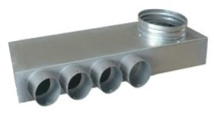 EDF-PL-BOX 125/4x75 rozváděcí box plochý ELEKTRODESIGN 6999997