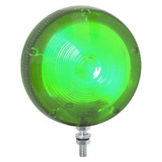 Maják zábleskový FAROLAMP X P 12/24 V, ACDC, IP54, M12, zelená SIRENA 85049