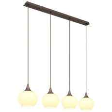 Závěsné svítidlo MAXY kávová 4xE27,max. 40W 230V GLOBO 15548-4HC