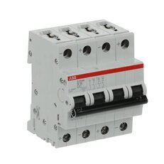 Jistič ABB S204M-B16UC, 4P, 16A, char. B, DC: 220/440V DC, AC: 253/440V