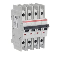 ABB SU204M-C63 jistič char. C 10kA 63A 4P  dle UL489 a CSA 22.2 No. 5