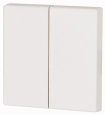 CWIZ-02/01 Kryt RF tlačítka 2x1/2 55x55mm Bílá matná Eaton 126046