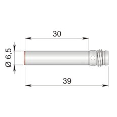Válcový indukční senzor Atex plyn/prach AECO SI6.5-N1 H1 AGD1
