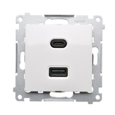 Nabíječka USB 2 násobná, C+A, bílá, 30W DEC2CAQ.01/11