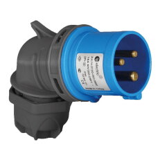 Vidlice 3x32A/IP44, úhlová, Quick Connect TP ELECTRIC 332-6-VU-Q