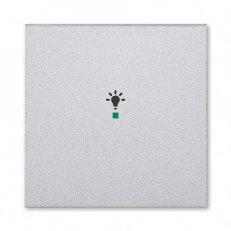 ABB Levit M Kryt 1násobný symbol osvětlení titanová 6220H-A01001 70