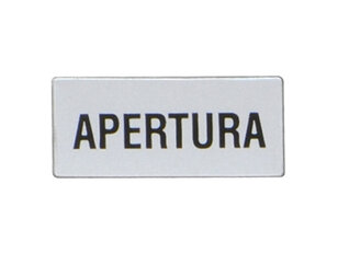 Lovato LPXAI229 Štítek ''APERTURA''