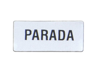 Lovato LPXAE221 Štítek ''PARADA''