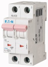 Jistič PL7-C2/2, char C, 2-pólový, 10kA, 2A EATON 263354