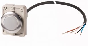 Eaton C30C-FL-W-24-P62 Kompaktní zapuštěná signálka, 24V AC/DC, bílá