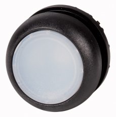Eaton M22S-DL-W Prosvětlená ovládací hlavice, bez aret, kroužek černý, bílá