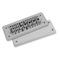 Průchodová deska MH24 F27-1 (IP66) černá MOREK MBA8N27B24