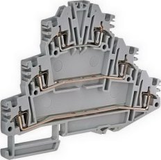 Třípatrová pružinová svorka ESP3-HLD.2, 500V, 2,5mm2, šedá ETI 003903186