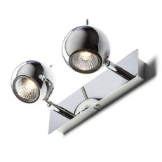 GLOSSY II chrom 230V LED GU10 2x8W RENDL R10599