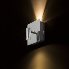 TIARA nástěnná chrom 230V LED 2x3W 25° 3000K RENDL R12957