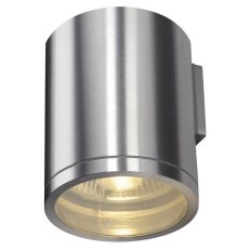 ROX WALL venkovní nástěnné svítidlo QPAR111 IP44 kulaté kartáčovaný Al max. 75 W