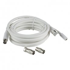 Lexcom Home TV-R Kabel XU110 IR Link BAluminiumn bílý 3 m SCHNEIDER VDIR643001