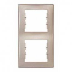 Sedna Rámeček dvojnásobný vertikální, Titan SCHNEIDER SDN5801168