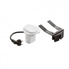 GROMMET 2P+T+KABEL 2MODULOVÝ BÍLÁ LEGRAND 054050