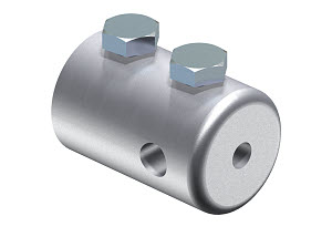 OBO 101 IES Koncový díl, 20mm, Hliník, Alu