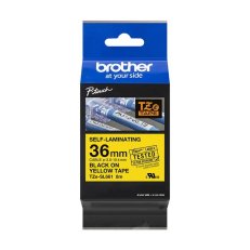 BROTHER TZE-SL661, žlutá/černá (36mm, samolaminovací), délka 8m
