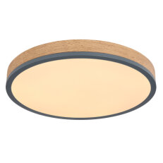 Stropní svítidlo DORO grafit LED 24W 230V, 1800lm, 3000K GLOBO 416080WD2R