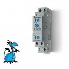 Časové relé, HT, 2Z/6A, 24-240V AC/DC, 100ms-20m FINDER 80.82.0.240.0000