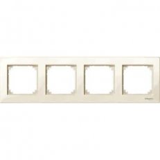 Merten Rámeček čtyřnásobný, M-Plan, White Cream SCHNEIDER MTN515444