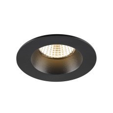 NEW TRIA 68 stropní vestavné svítidlo 3000K 38° IP20 / IP 65 kulaté černá