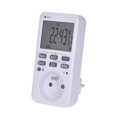 Digitální týdenní časový spínač, 10 režimů, podsvícený velký LCD SOLIGHT DT33