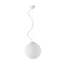 Závěsné svítidlo se skleněným stínidlem OSMONT ADRIA L2 10W IP40 E27 bílá
