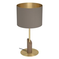 Stolní svítidlo SANTANDRIA  MS-GEB/dřevo/cappuccino 1X40W EGLO 390337