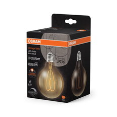 Světelný zdroj LEDVANCE Vintage 1906 LED CLASSIC Globe Dimmable 8W 922 Gold E27