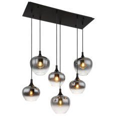Závěsné svítidlo MAXY černá 6xE27 40W 230V GLOBO 15548-6H