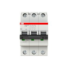 ABB S203MTR-Z4, třípólový jistič, 4A, Z, 10kA, určeno pro drážní aplikace