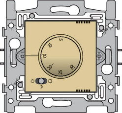 Termostat analogový - ALU GOLD NIKO 221-88000