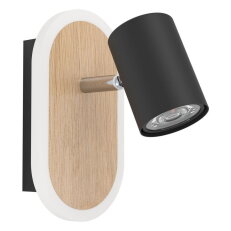 Bodové svítidlo RIMBOCCHI LED dřevo/černá 7W IP20 EGLO 901631