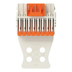 1vodičová pružinová svorkovnice, Páčka, Push-in CAGE CLAMP, Světle šedá