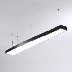 LED Svítidlo MI-WAVE-01, 107W, 3000K, bez trafa, 24VDC, IP20, černá, 4000K